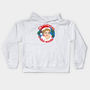 Christmas she wrote Kids Hoodie